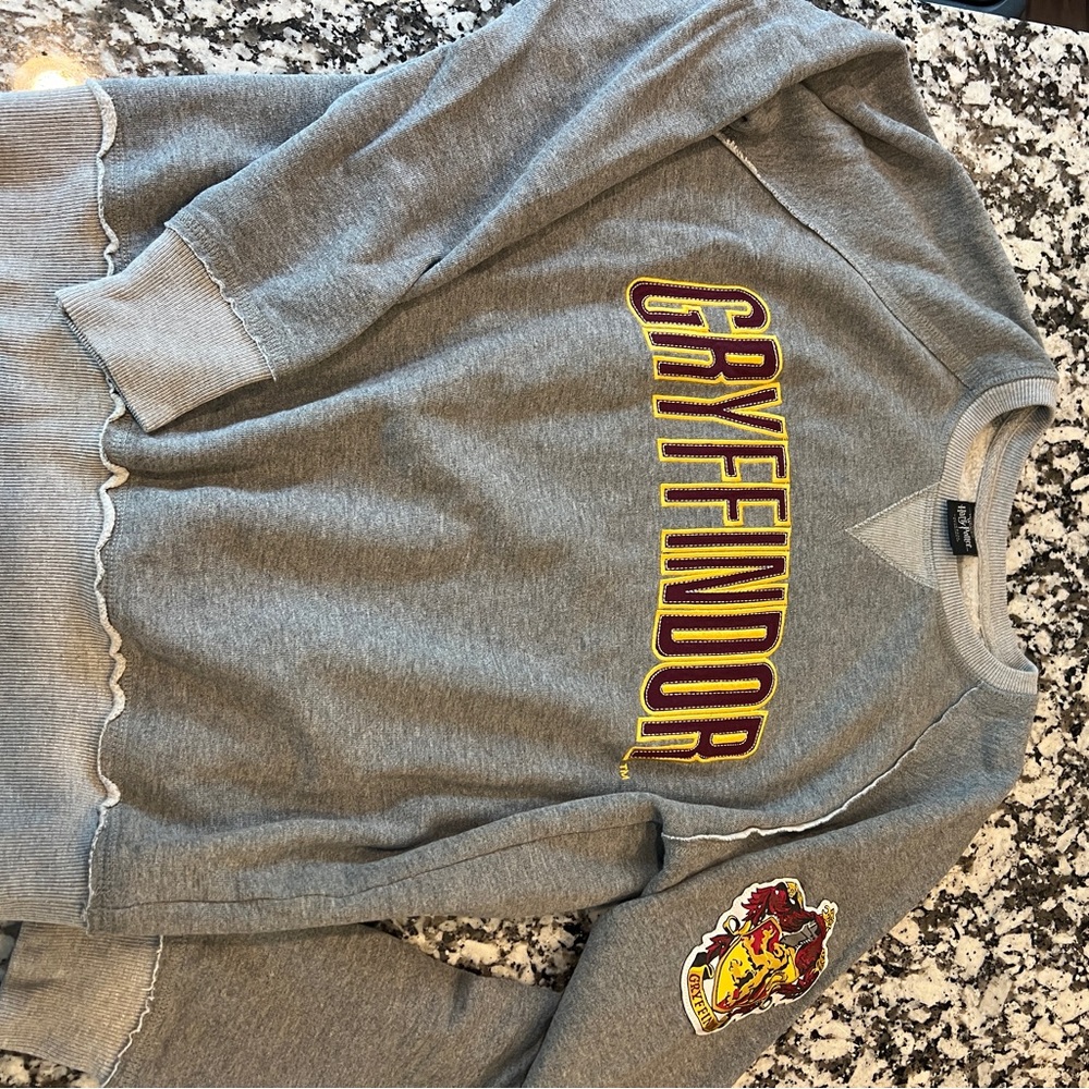 Harry Potter Gray Gryffindor Sweatshirt